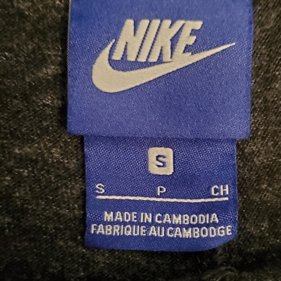 Nike cotton drawstring dark gray Shorts size small Fits like xsmall or for kids - Picture 4 of 6